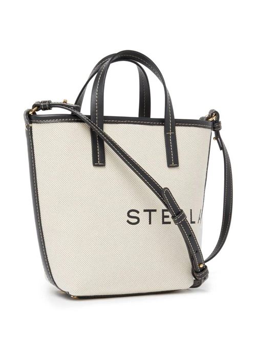 Canvas Shoulder Tote with Logo STELLA MC CARTNEY | 7B0106WP02219043